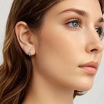 Ezüst fülbevaló, mancs