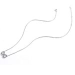 Strieborný náhrdelník s príveskom so znakom nekonečna