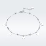 Strieborný náramok s mincami