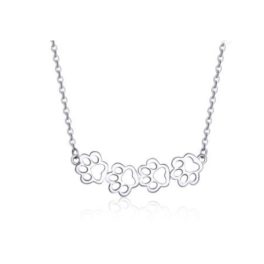 Strieborný náhrdelník s príveskom labky