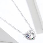 Strieborný náhrdelník s príveskom jednorožca