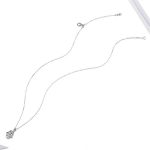 Strieborný náhrdelník s príveskom Hand of Fatima