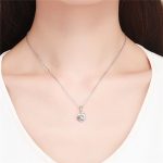 Strieborné kúzlo, srdce s mačičkou