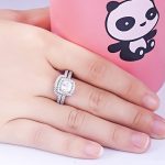 Strieborný prsteň, dve časti, veľkosť 9