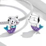 Strieborné kúzlo, medvedík morská panna