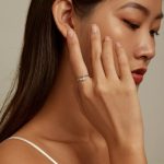 Strieborný dámsky prsteň, had