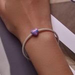 Strieborné kúzlo, farebné srdce