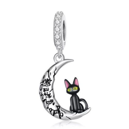 Strieborné kúzlo, mačka s mesiacom