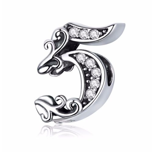 Ezüst charm, 5-ös szám