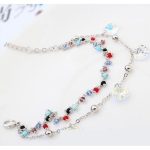 Perlový náramok Crystal AB zdobený kryštálmi Swarovski