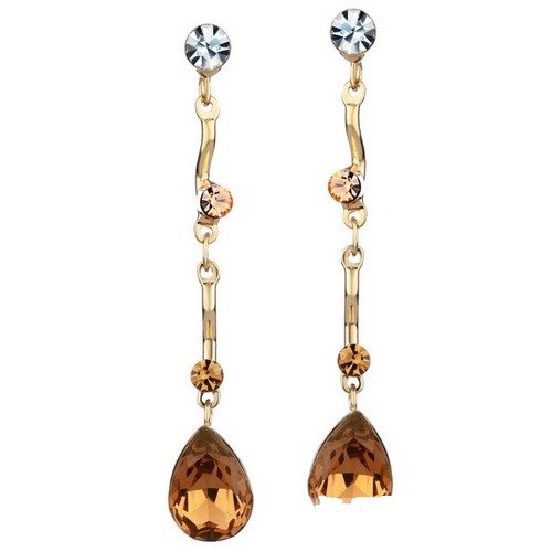 Dlhé kamienkové náušnice