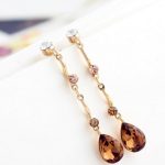 Dlhé kamienkové náušnice