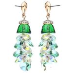 Jedinečné náušnice zdobené kryštálmi Swarovski