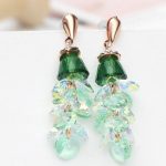 Jedinečné náušnice zdobené kryštálmi Swarovski