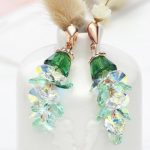 Jedinečné náušnice zdobené kryštálmi Swarovski