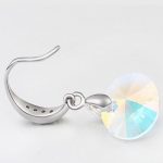 Náušnice s príveskom, zdobené kryštálmi Swarovski