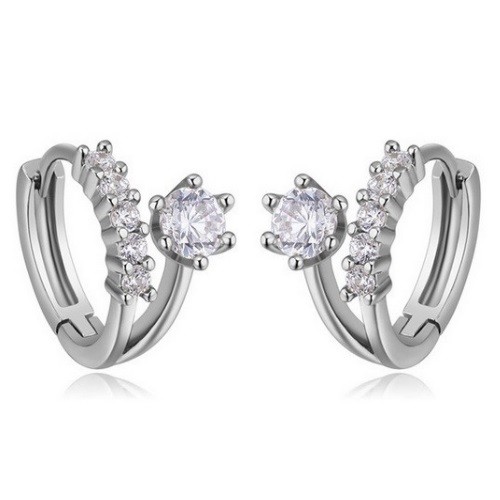 Jedinečné kruhové náušnice, Crystal