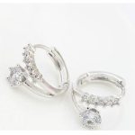 Jedinečné kruhové náušnice, Crystal