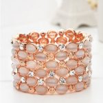 Oválny perlový náramok