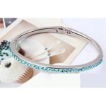 Okrúhly náramok, akvamarín