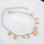 Zátka na praskanie srdca a kruhu, Crystal GSHA, zdobená kryštálom Swarovski