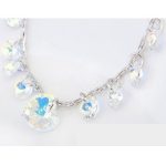 Prasknutie srdiečka a kruhu, Kristály AB, zdobené kryštálmi Swarovski