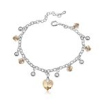 Elegantný kamienkový náramok Crystal GSHA zdobený kryštálmi Swarovski