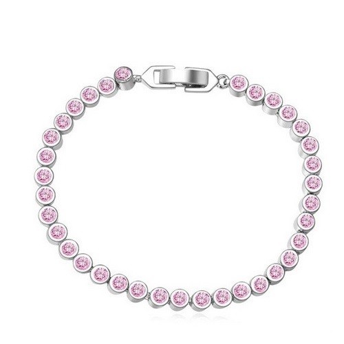 Kruhový náramok, ružový