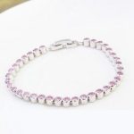 Kruhový náramok, ružový