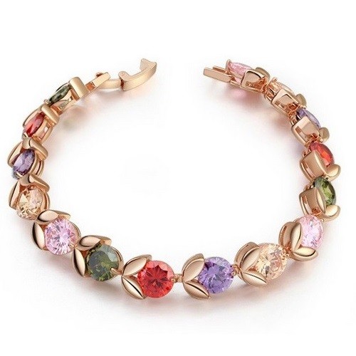 Náramok Lienka, trblietavé zlato