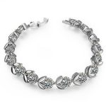 Náramok Lienka, Rhodium