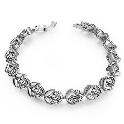 Náramok Lienka, Rhodium