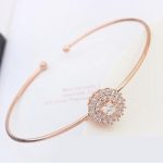 Slnečnicový náramok, Rosegold, ružové zlato