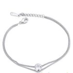 Dvojitý retiazkový náramok