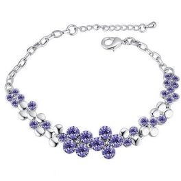 Kvetinový náramok, Tanzanit