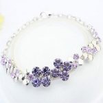 Kvetinový náramok, Tanzanit