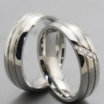 Dámsky snubný prsteň, nerezová oceľ, strieborná, veľkosť 6