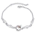 Motýľový náramok Crystal zdobený kryštálmi Swarovski