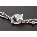 Motýľový náramok Crystal zdobený kryštálmi Swarovski