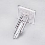 Manžetové gombíky, štvorcové, čierne