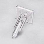 Manžetové gombíky so zirkónovým kryštálom, čierne