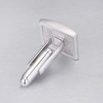 Manžetové gombíky s motívom kríža, modré