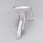 Manžetové gombíky, pruhované, modré