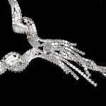 Súprava točených šperkov striebornej farby