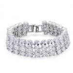 Luxusný náramok so zirkónovými kamienkami