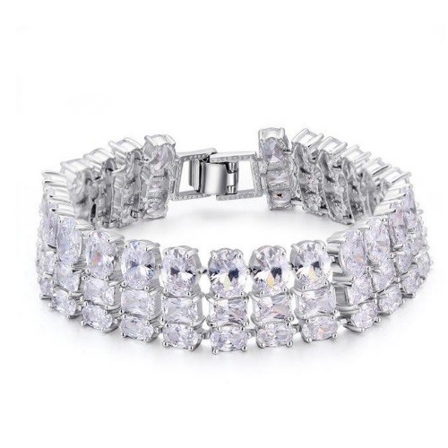 Luxusný náramok so zirkónovými kamienkami