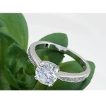 Klasický okrúhly prsteň, Crystal, 6.5