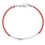 Náramok z červenej šnúrky, Rhodium