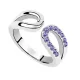 Prsteň v tvare kvapky vody, Tanzanite, 8.5