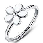Kvetinový strieborný prsteň, 8